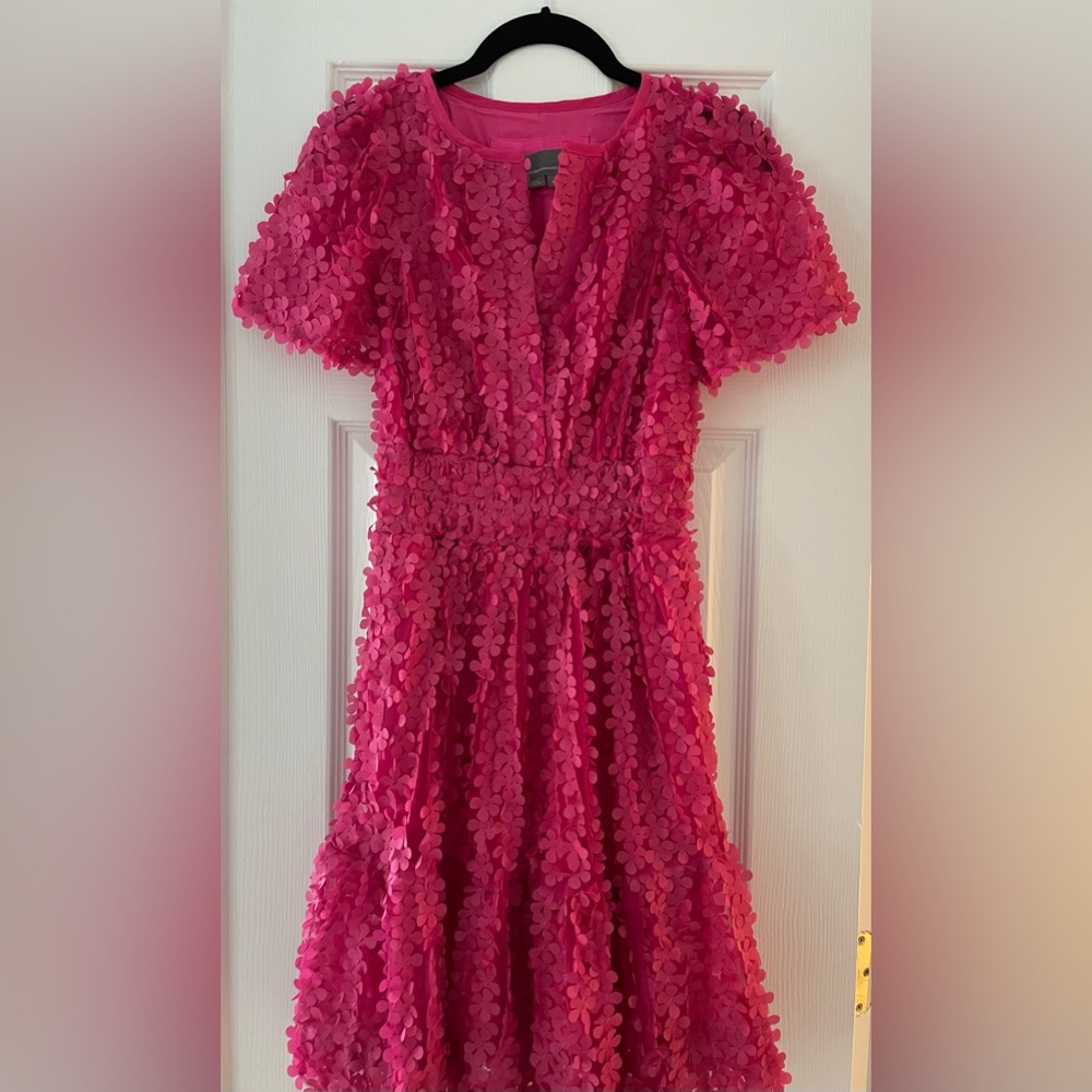 Hot Pink Anthropologie Dress